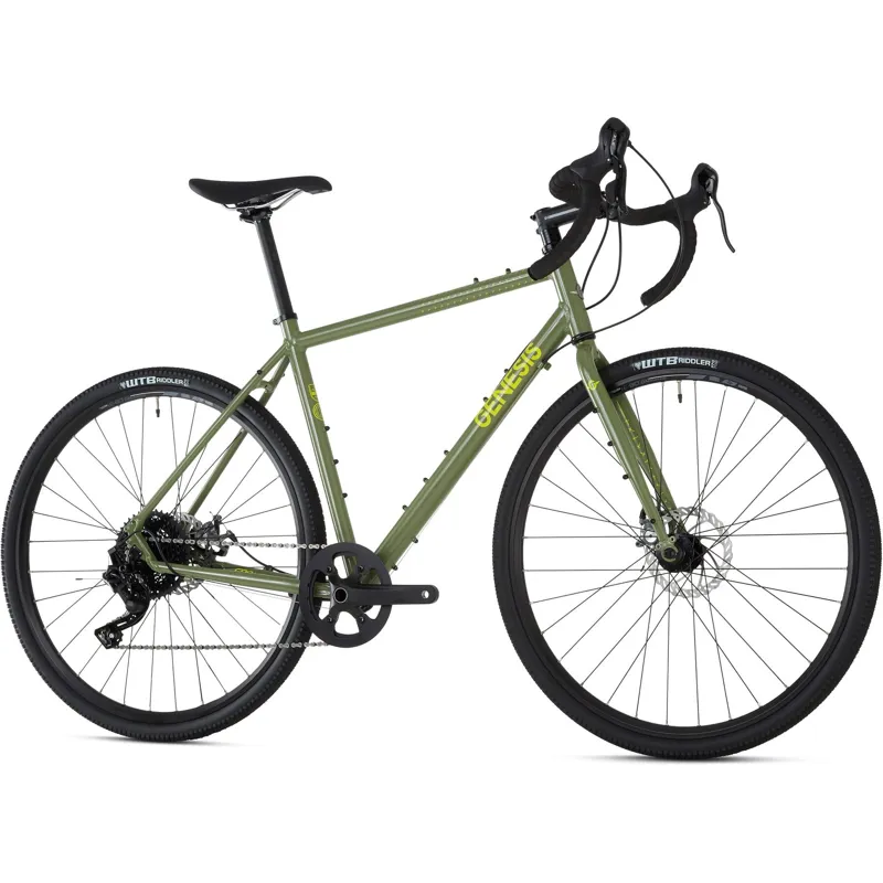 Genesis CDA 20 1X Alloy Gravel Bike Green Small-1